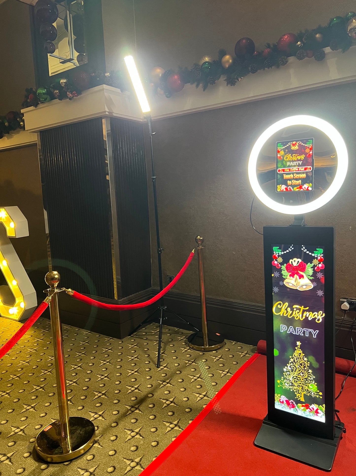 2x Professional Wireless LED Light Sticks & Stands