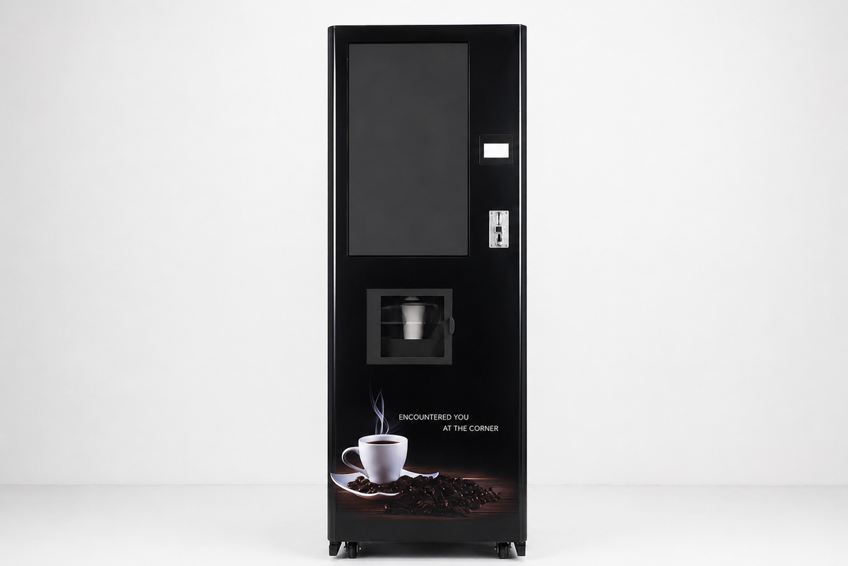 Touch Screen Coffee Vending Machine Protein Shakes Hot Drinks
