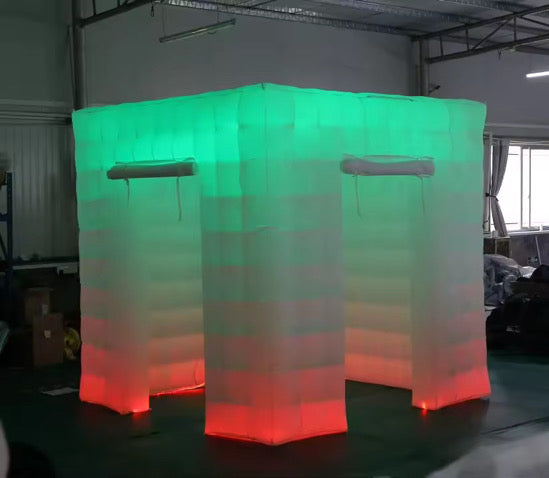 Photobooth House Inflatable Backdrop Enclosure