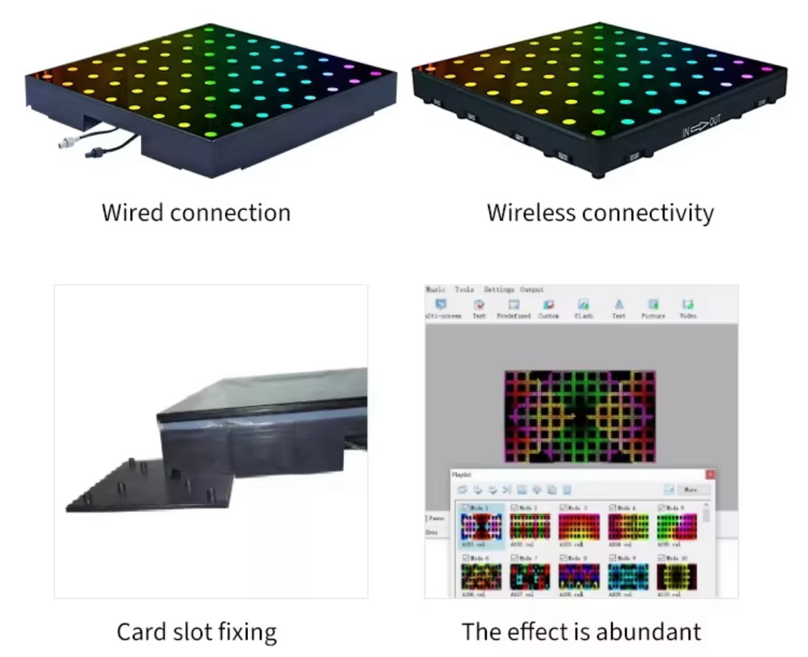 Custom LED Glass Dance Floor