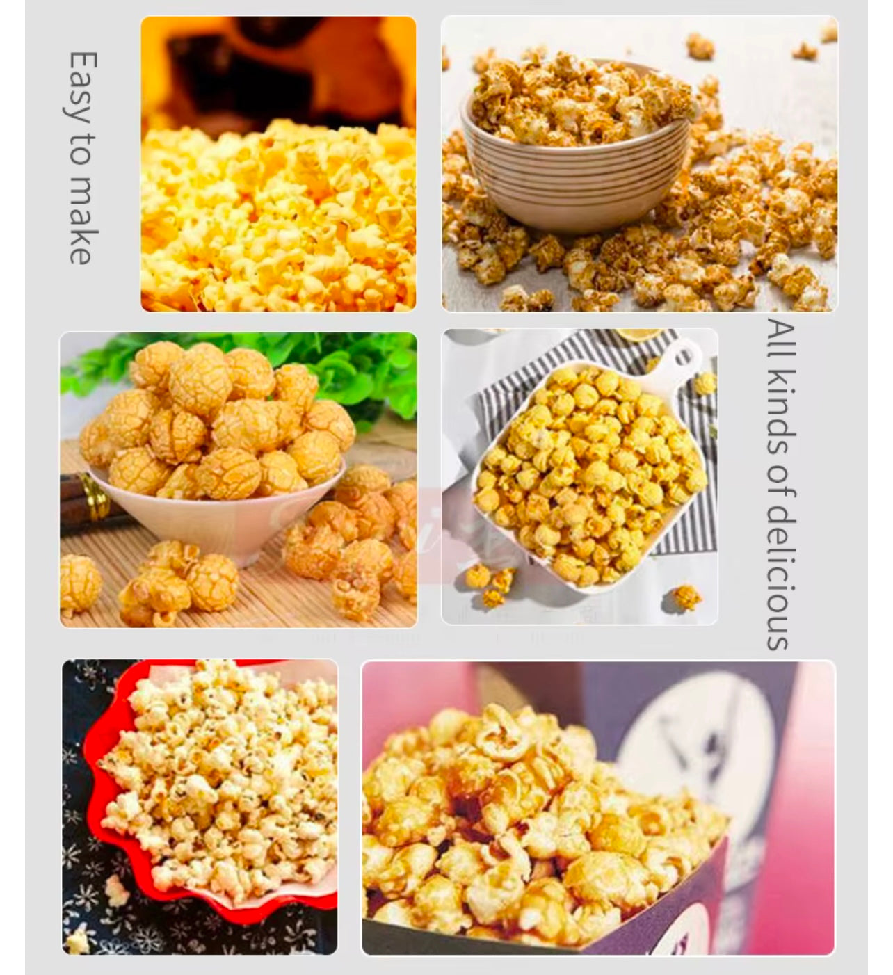 Commercial Popcorn Maker Machine & Storage Red