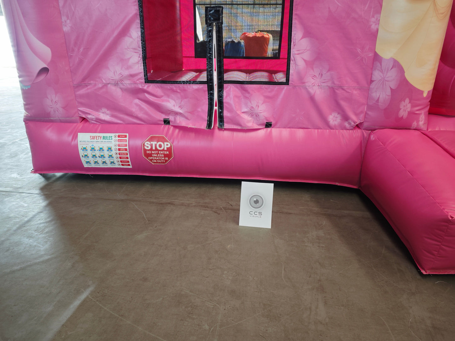 Disney Princess Bouncy Castle With Slide & Landing Pad Commercial Grade