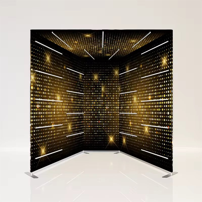 Vogue Tunnel LED Photobooth Backdrop Enclosure Backdrop