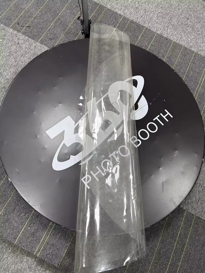 PVC Transparent Logo Protector Cover For 360 PhotoBooth