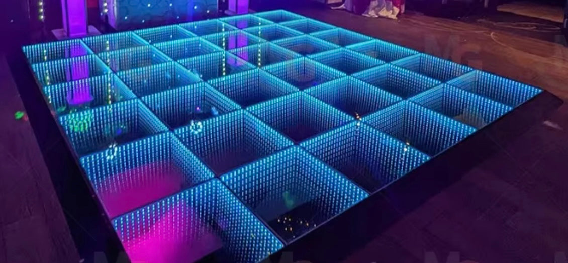 Infinity Glass LED Dance Floor