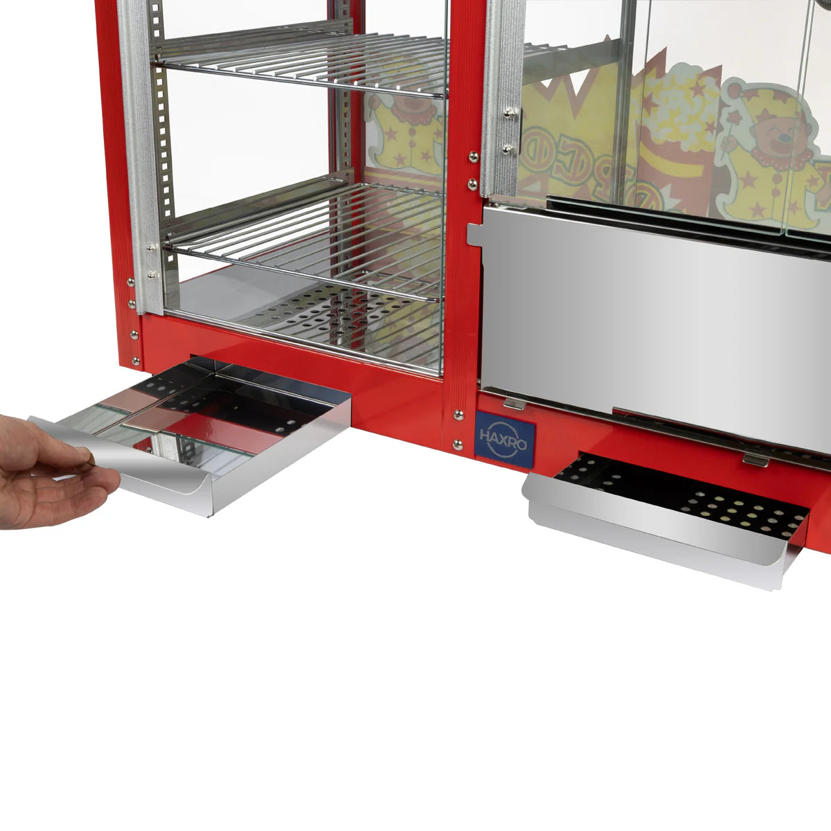 Commercial Popcorn Maker Machine & Storage Red