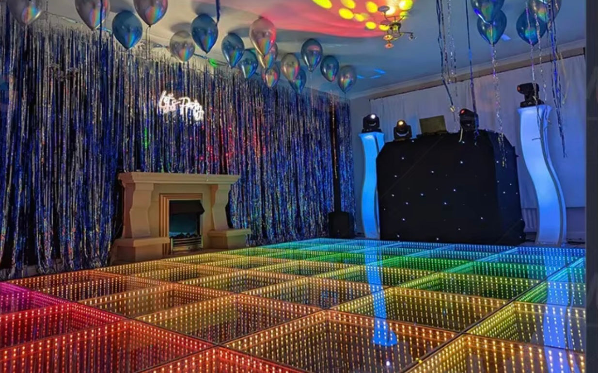 Infinity Glass LED Dance Floor