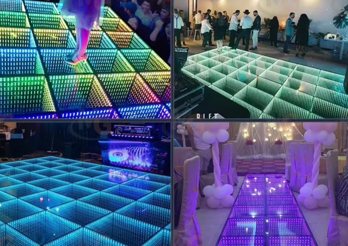 Infinity Glass LED Dance Floor