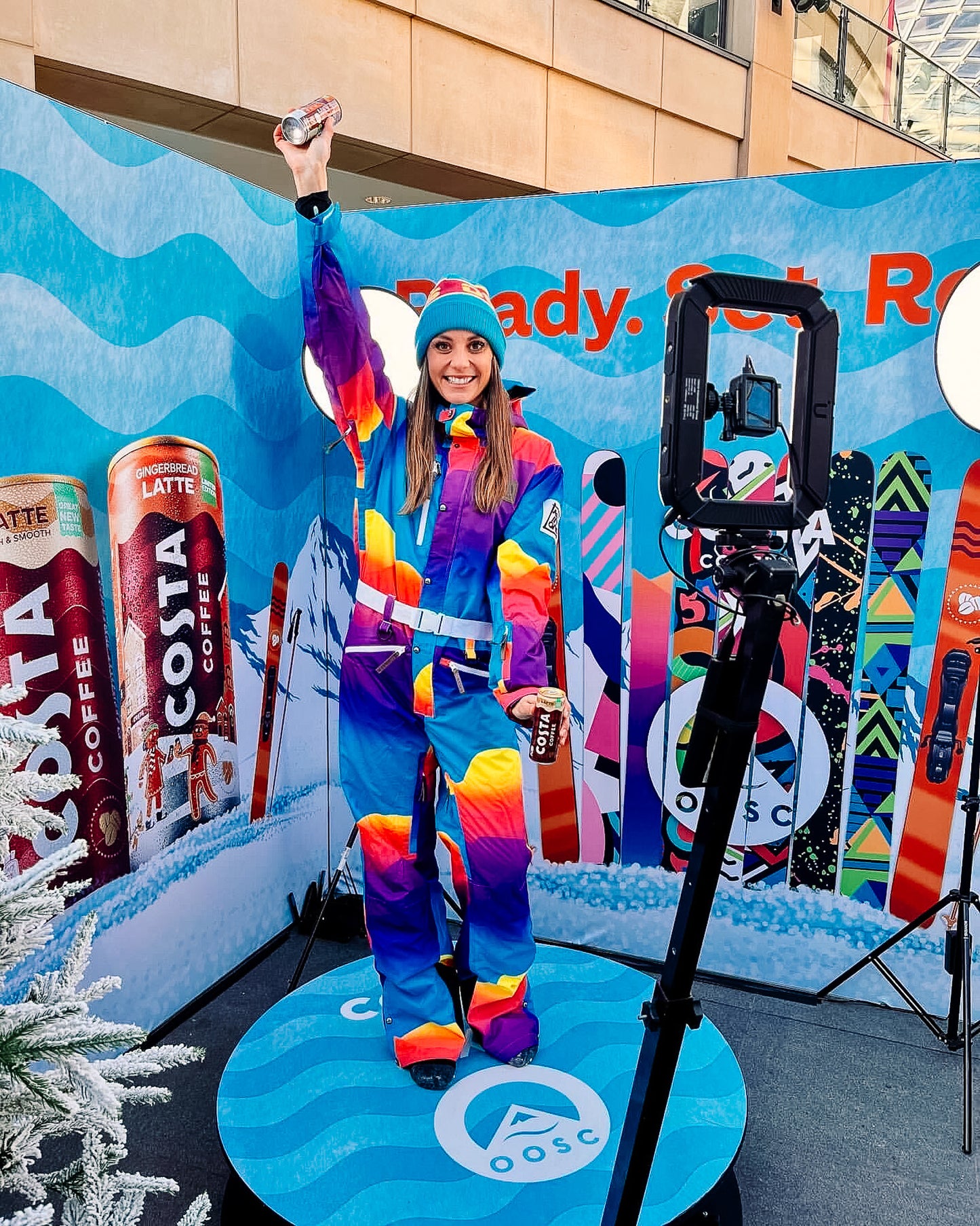 360 Photobooth Professional Wireless Ring Light with USB-C Port Rectangle Square