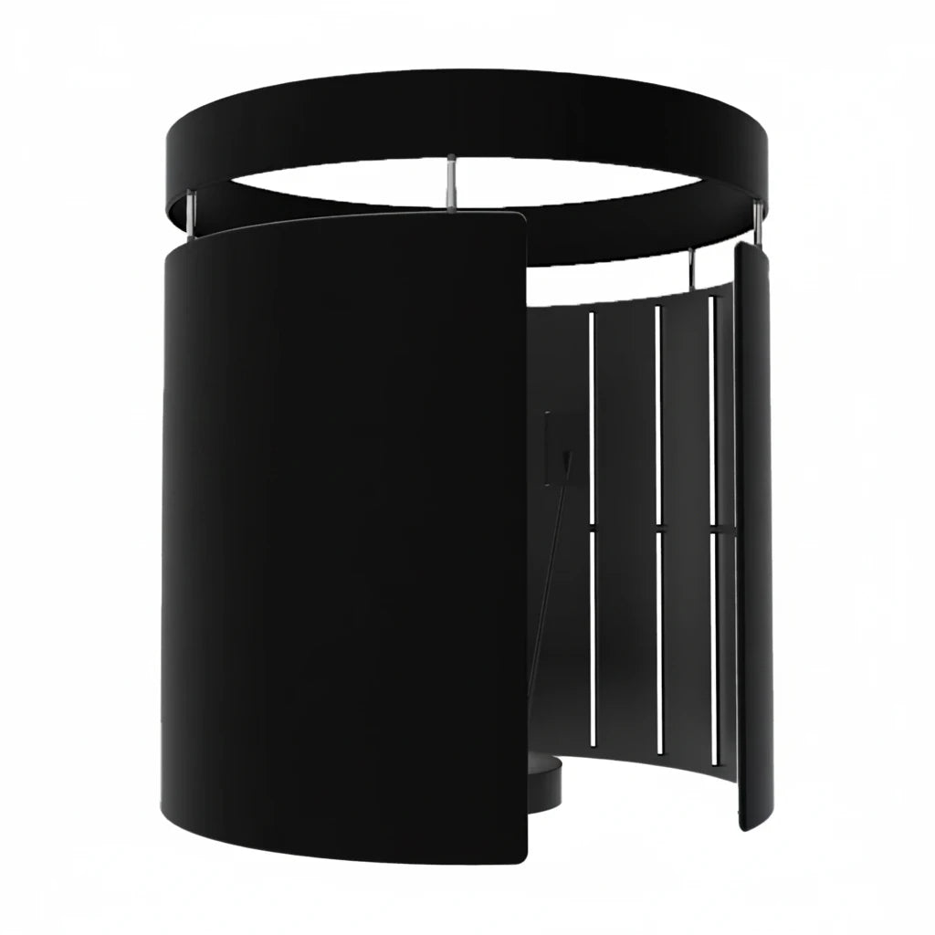 Remote Control LED Lights Photobooth Enclosure - side view