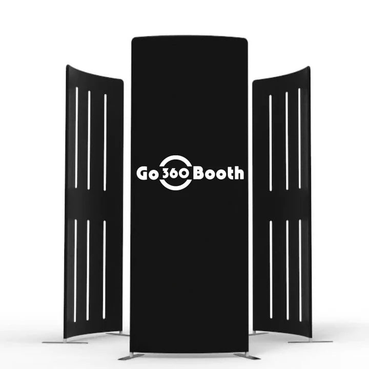 3 Piece LED Photobooth Enclosure Backdrop