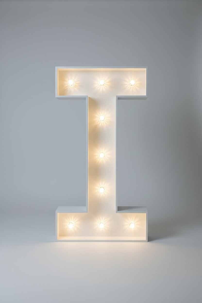Large illuminated LED letters