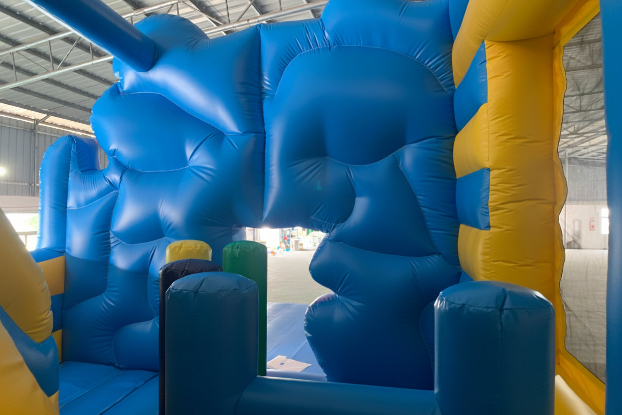 Smurfs Bouncy Castle Commercial Grade