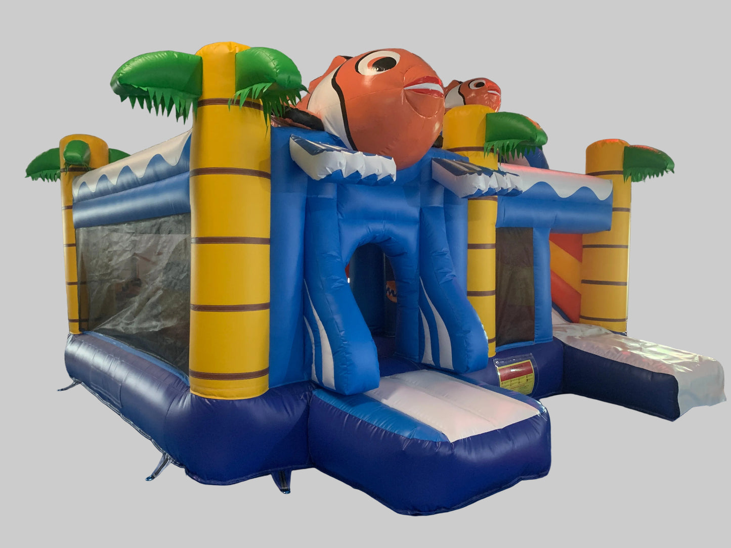 Large Finding Nemo Bouncy Castle With Slide