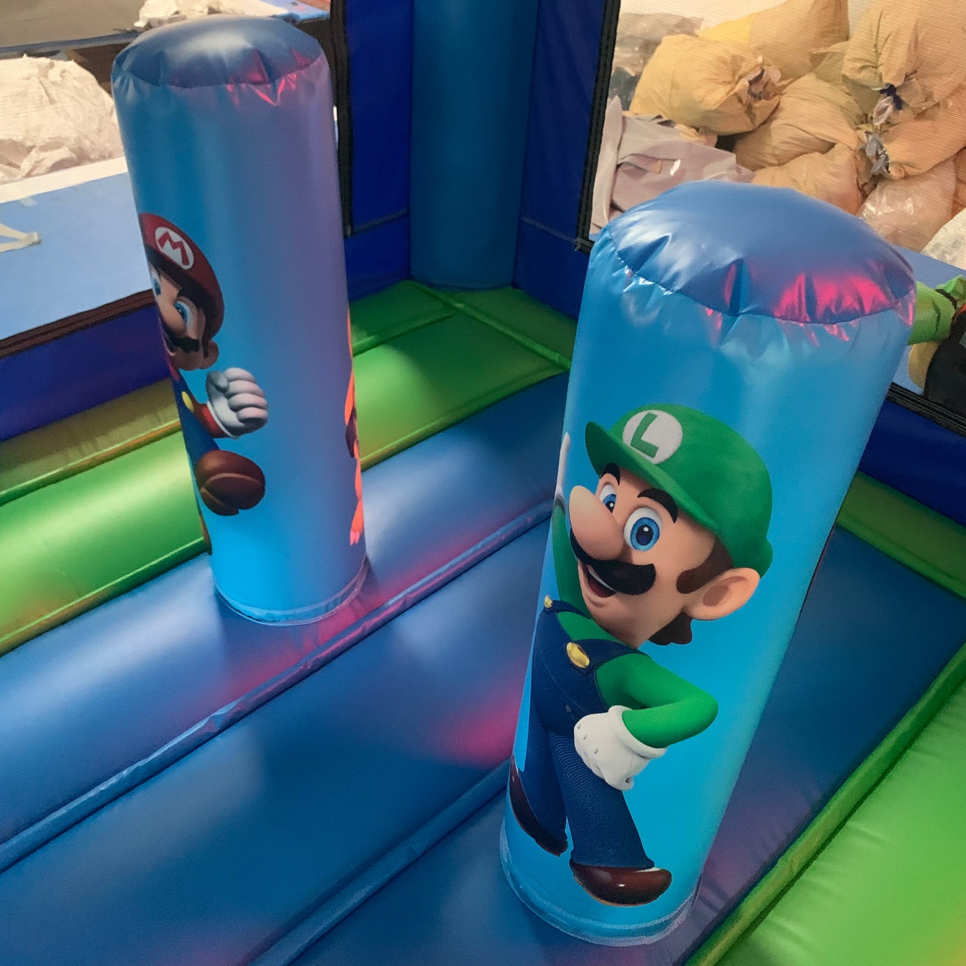 Super Mario Inflatable Bouncy Castle House