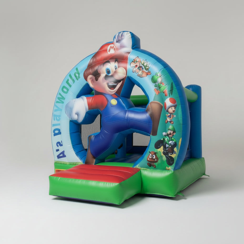 Super Mario Inflatable Bouncy Castle House