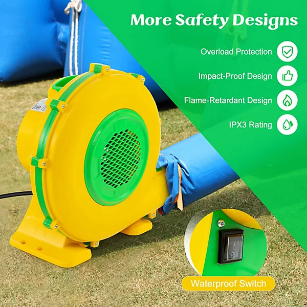 Inflatable Air Blower for Bouncy Castle Bubble House