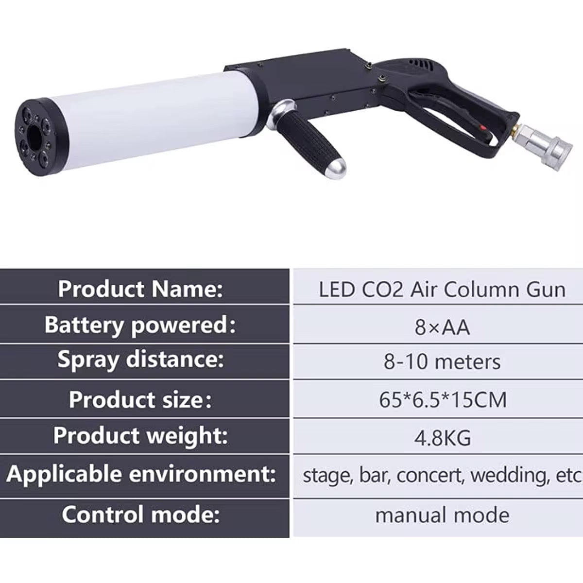 LED CO2 Gun Canon