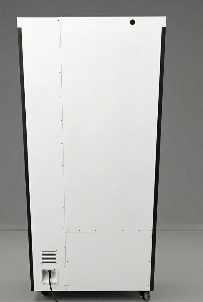 The back of a standard vending machine 