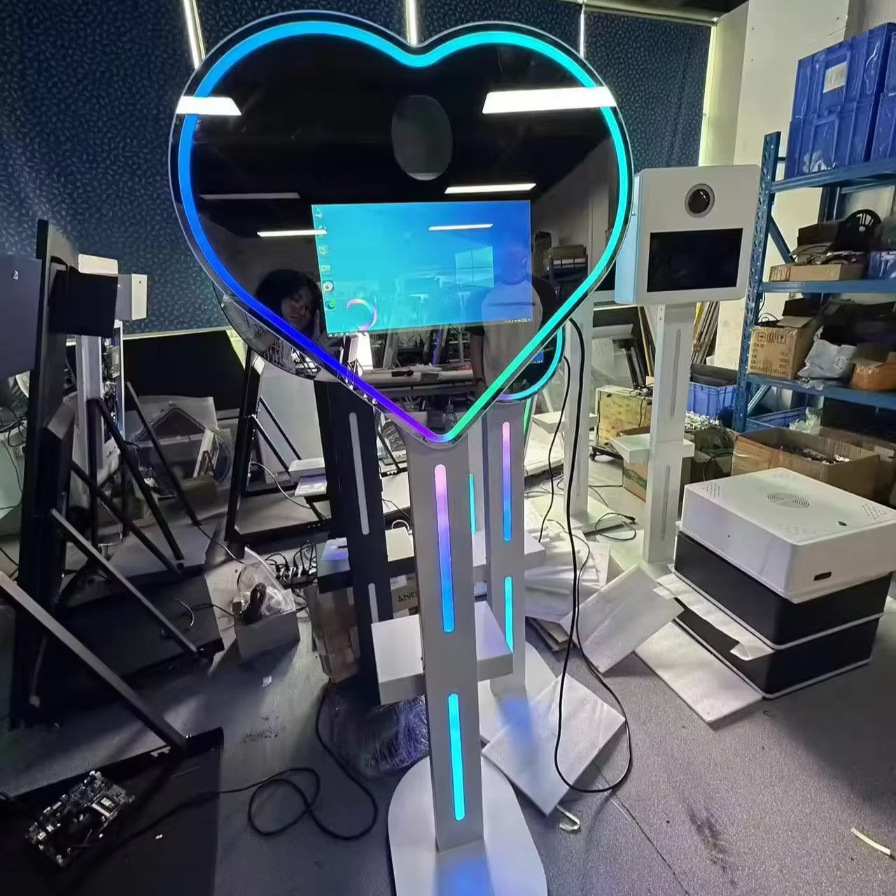 Heart Magic Mirror DSLR Selfie Pod Photobooth