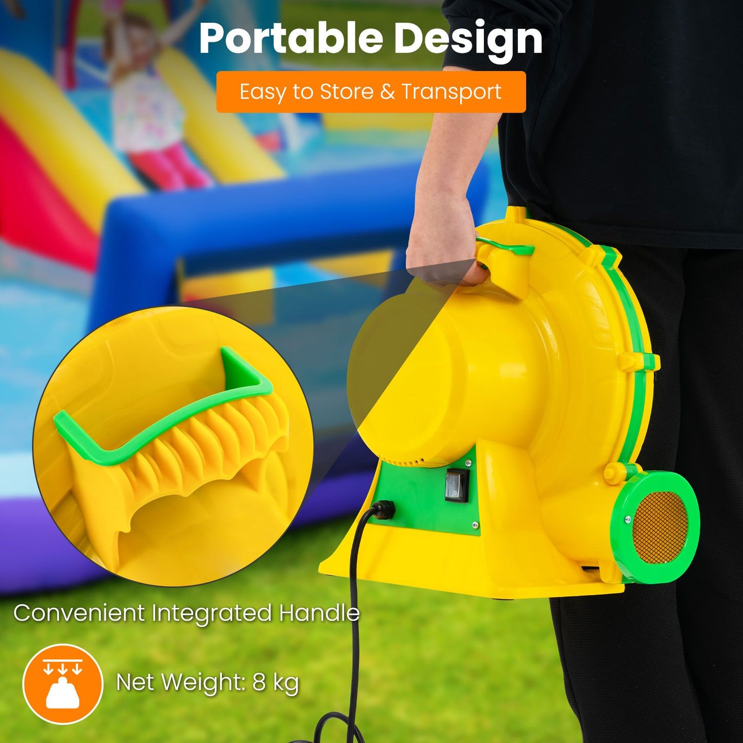 Inflatable Air Blower for Bouncy Castle Bubble House