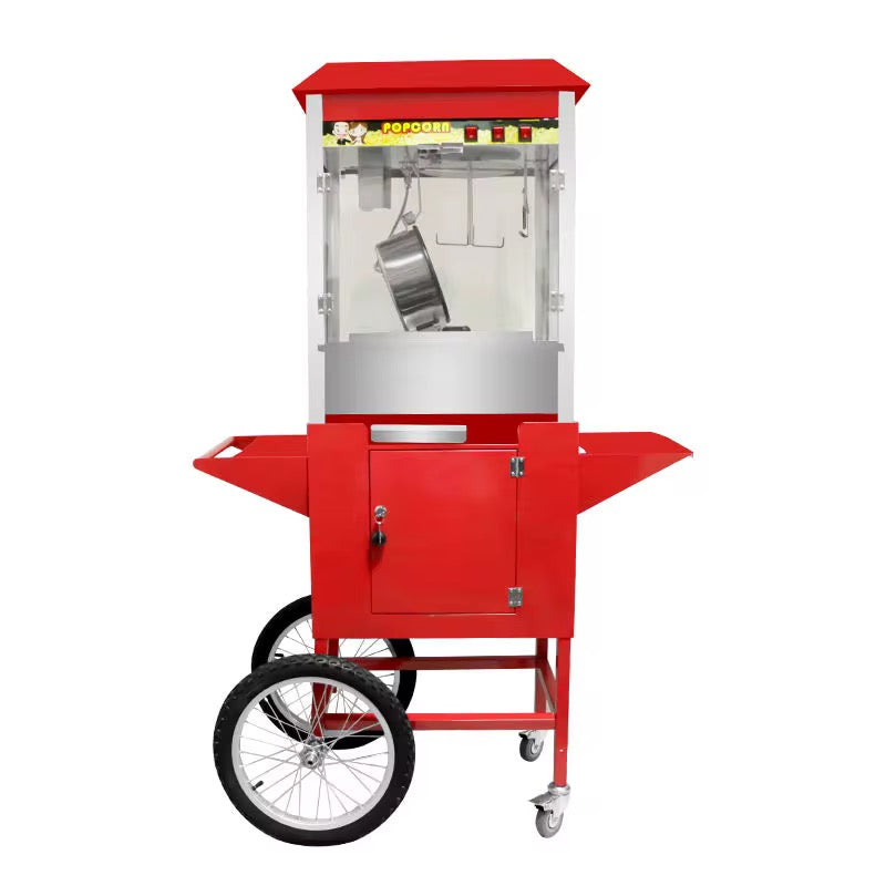 Commercial Popcorn Maker Machine & Cart