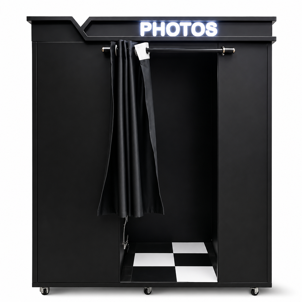 Enclosed Original Photobooth With Payment System Selfie Booth