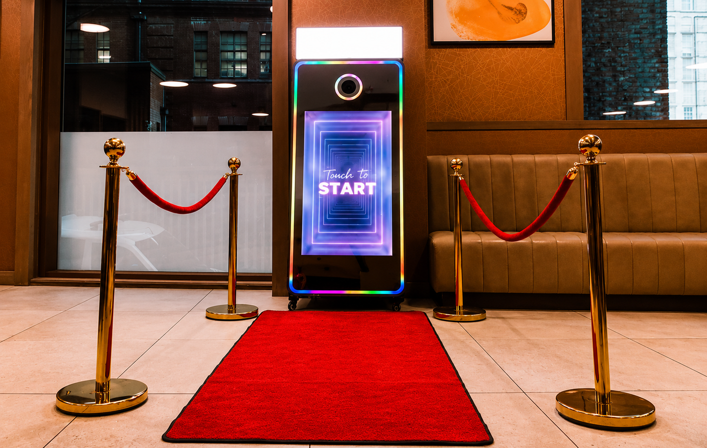 Magic Mirror Photobooth With Wheels