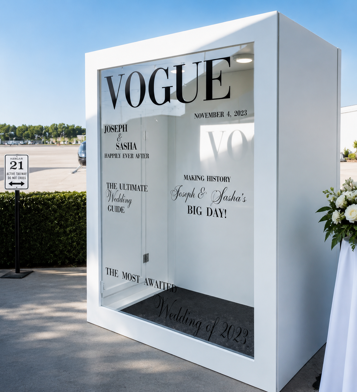 Vogue Magazine Photobooth MDF Enclosure