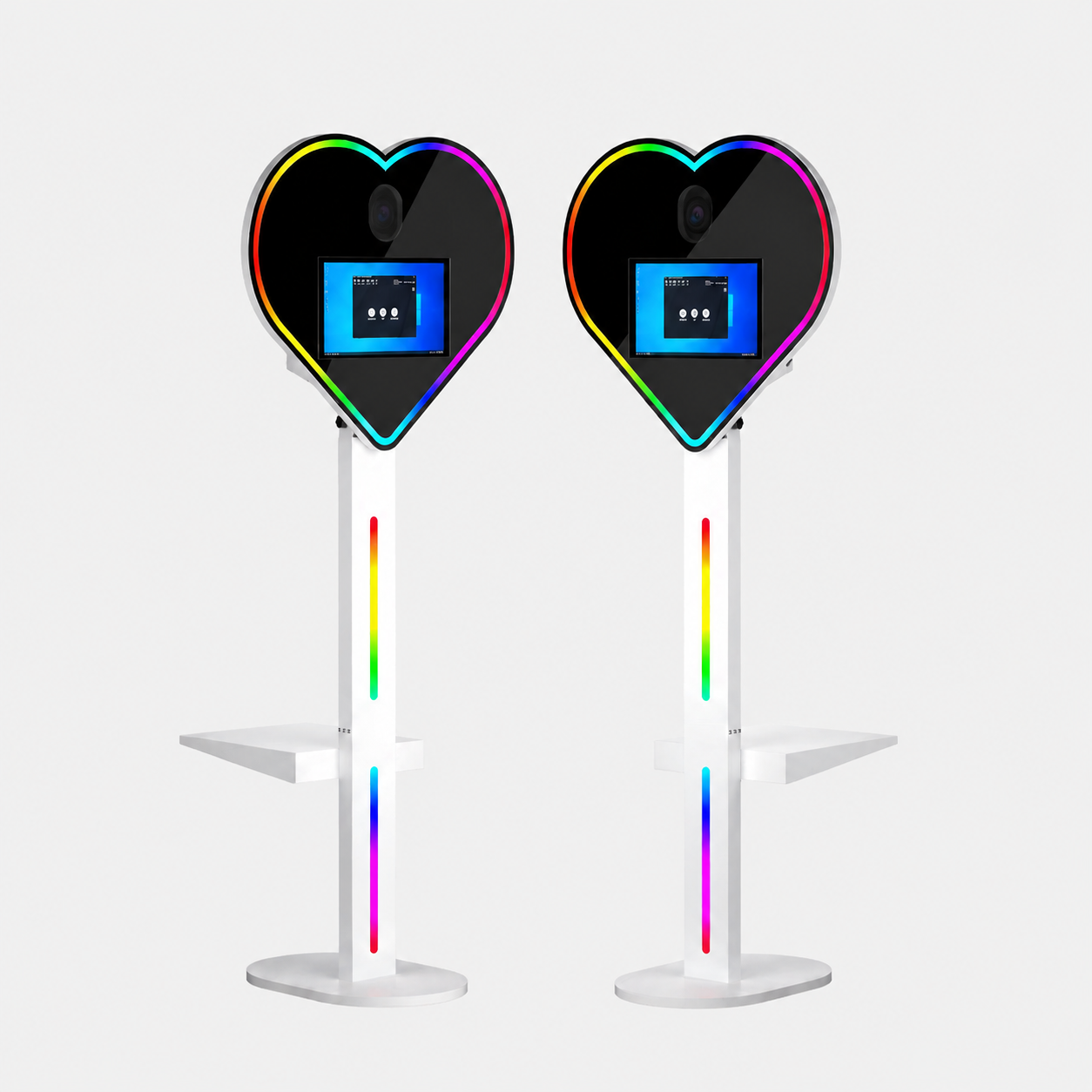 Heart Magic Mirror DSLR Selfie Pod Photobooth With Windows PC