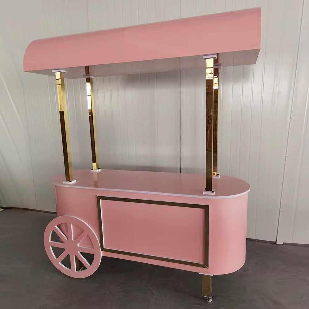 Pancake Dessert Cart With LED Lights