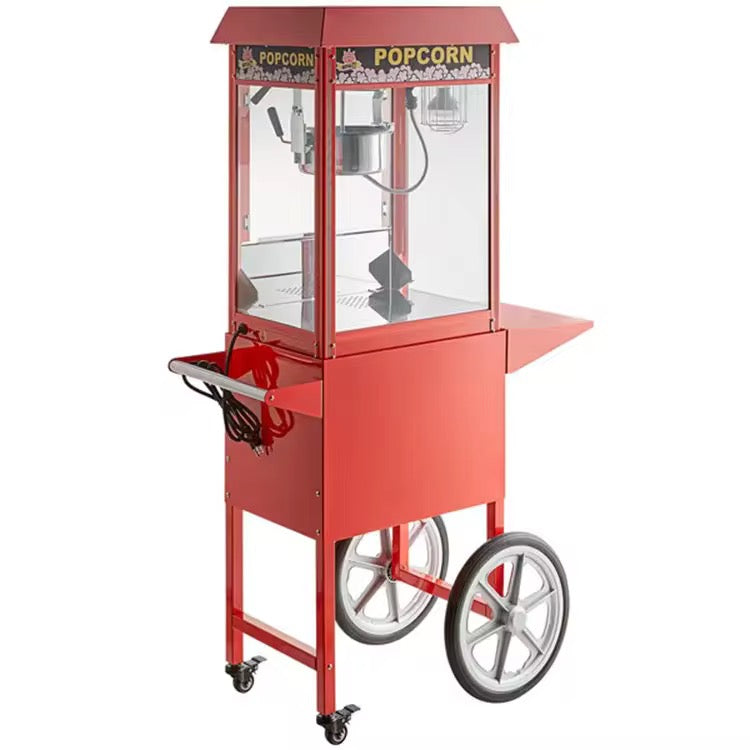 Commercial Popcorn Maker Machine & Cart