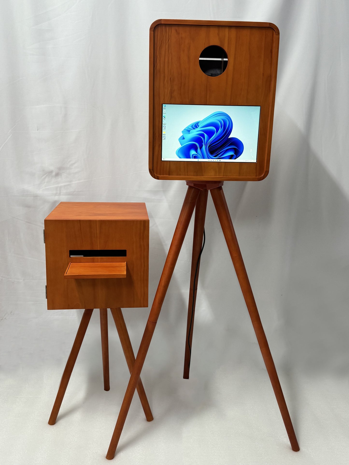 Photobooth Wooden Printer Stand For Various Printers