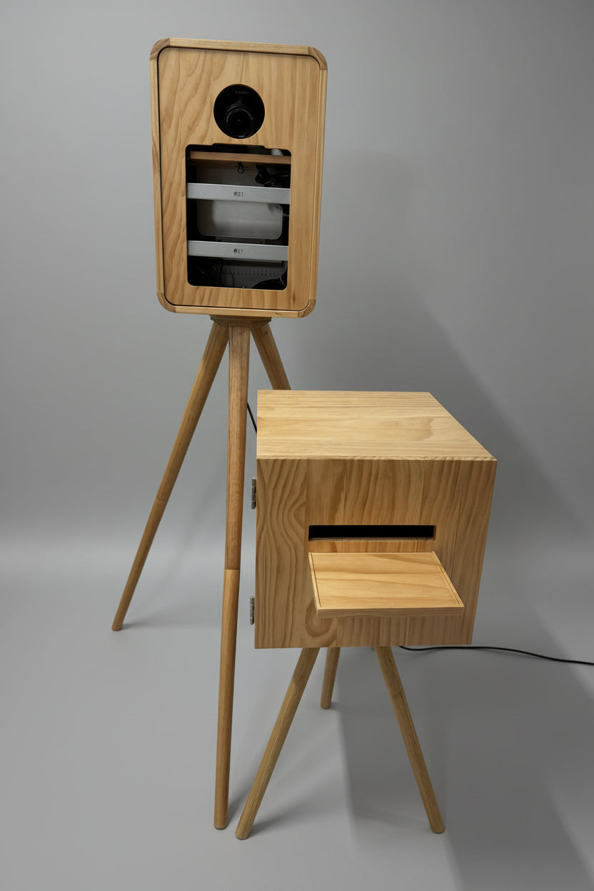 Photobooth Wooden Printer Stand For Various Printers