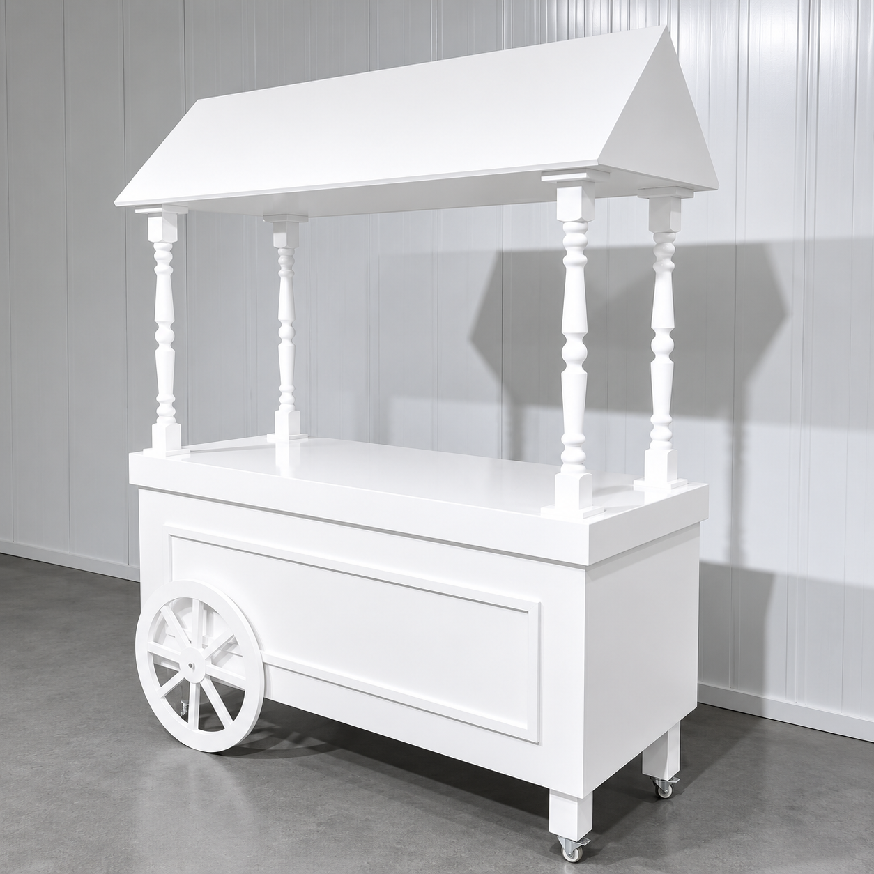 Wooden Pancake Dessert Cart