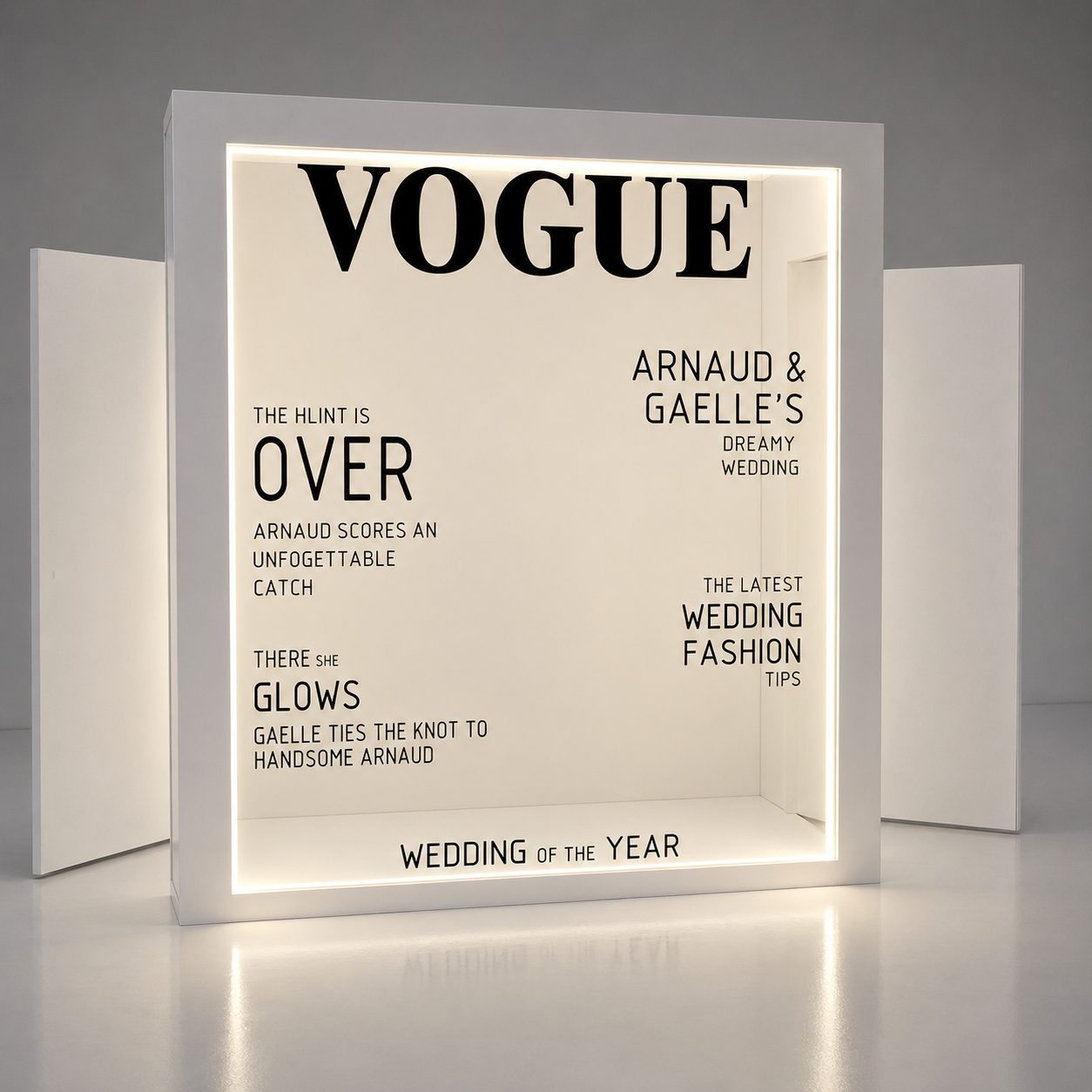 Vogue Magazine Photobooth MDF Enclosure
