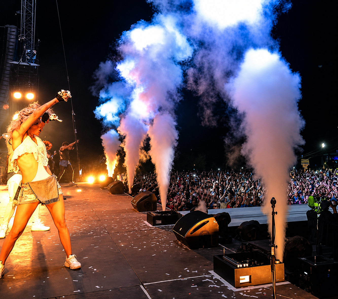 Vertical Fog Smoke Machine Water Solution