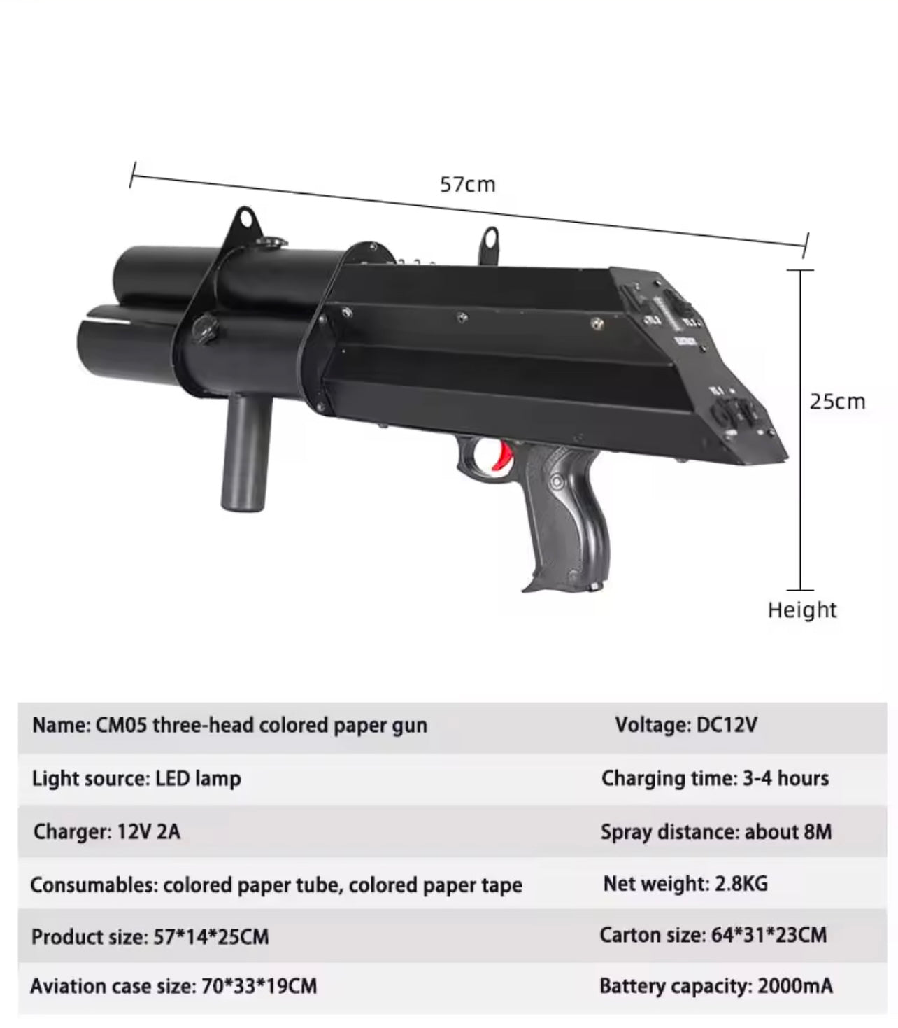 Handheld Confetti Gun