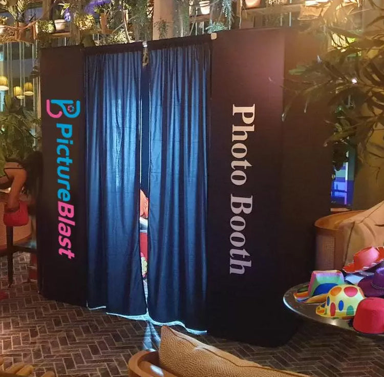 Photobooth Enclosure Curtained