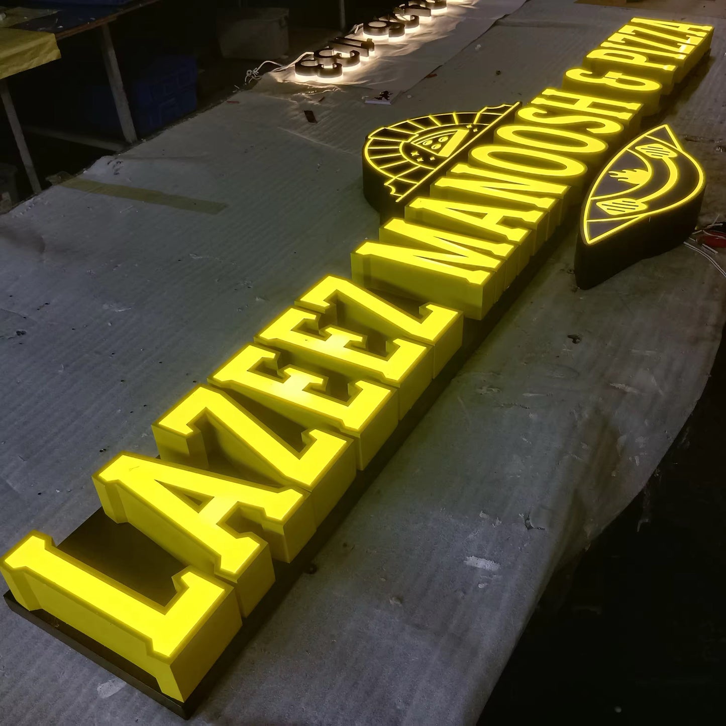 Large Storefront Signs LED Lights