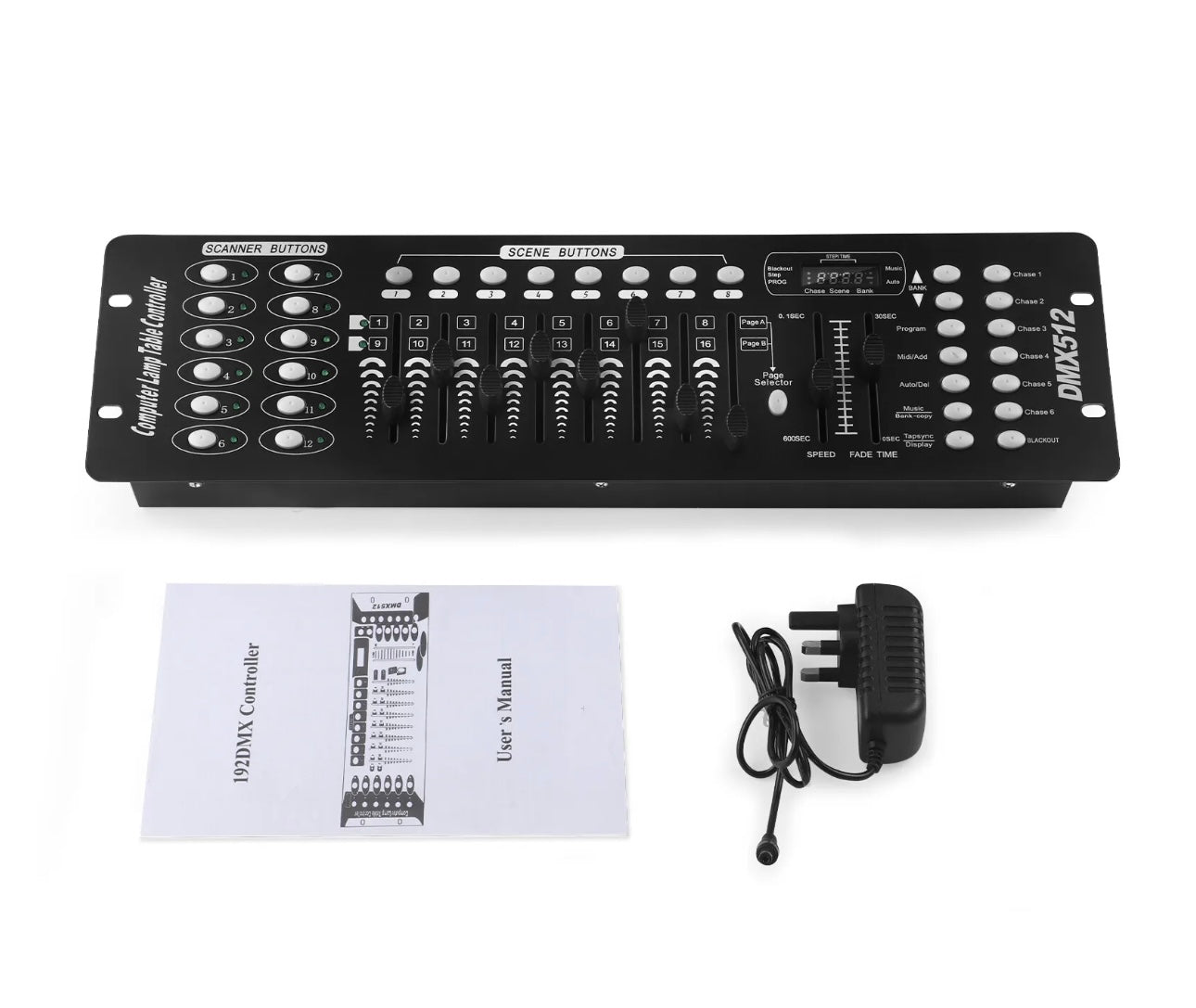 DMX512 192CH Stage Lighting Console Panel Controller