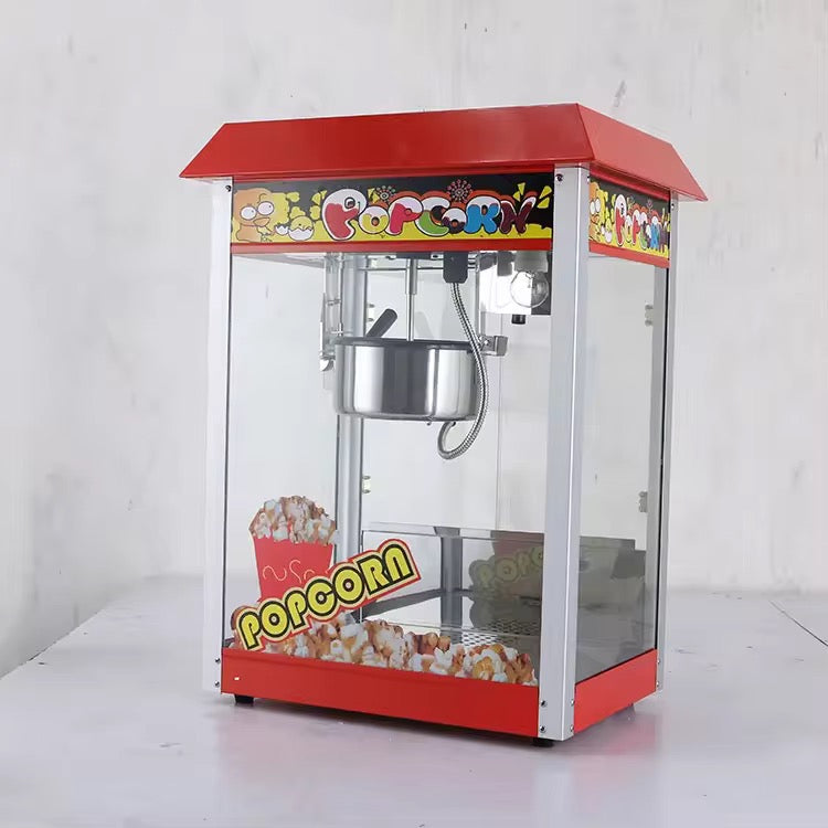 Commercial Popcorn Maker Machine & Cart