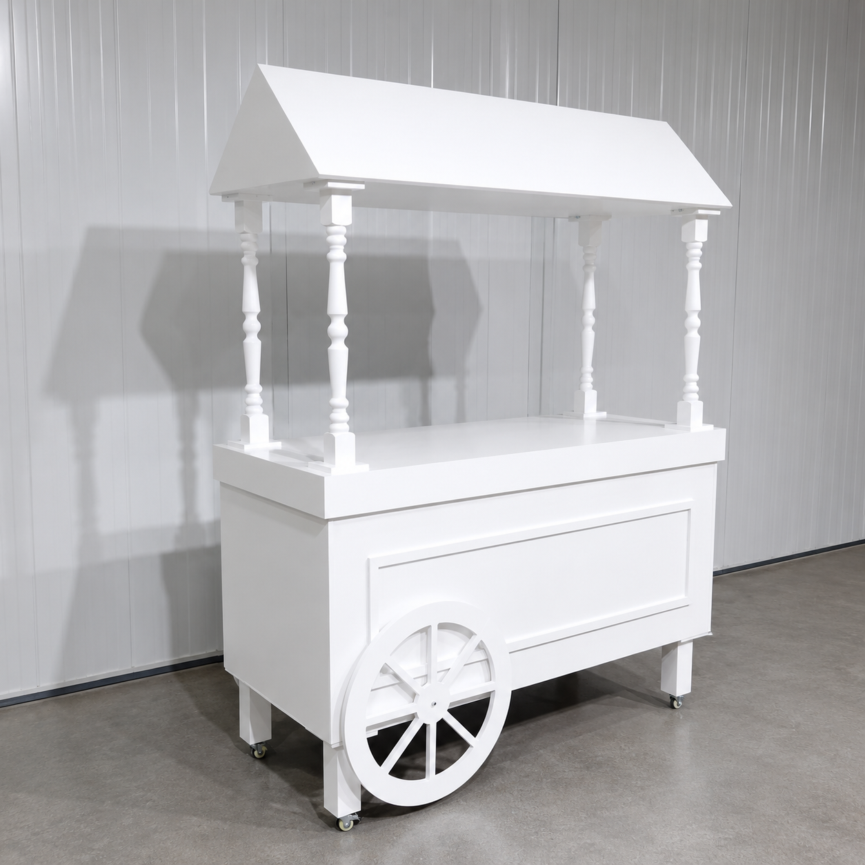 Wooden Pancake Dessert Cart