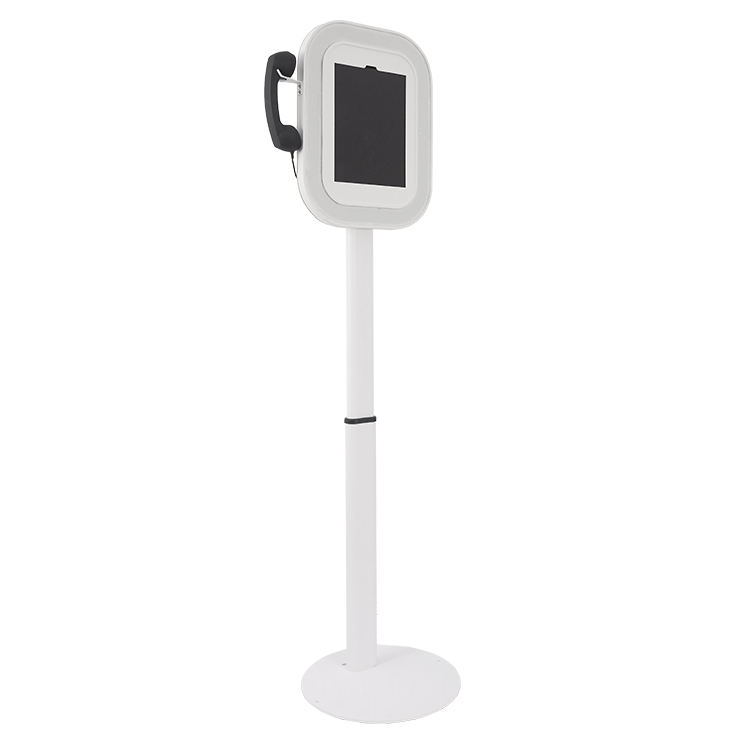 iPad Telephone Stand Audio Video Guestbook Selfie Pod on a white background