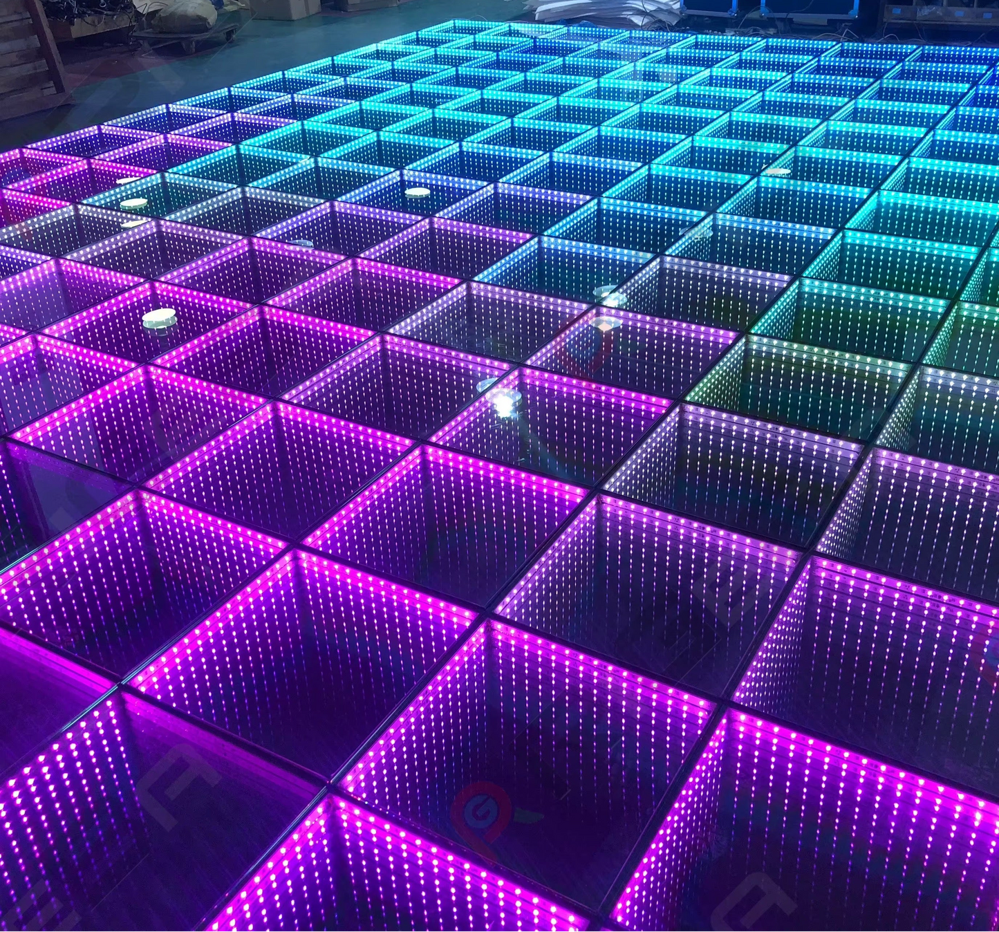 Infinity Glass LED Dance Floor