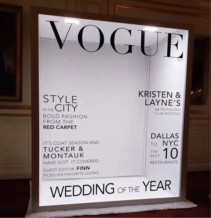 Vogue Magazine Photobooth MDF Enclosure