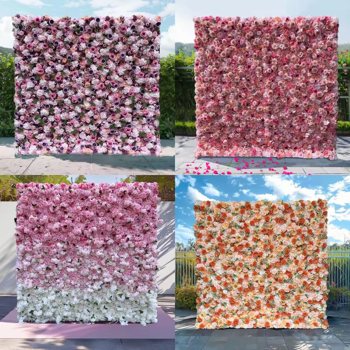 Flower Wall Backdrops & Frames