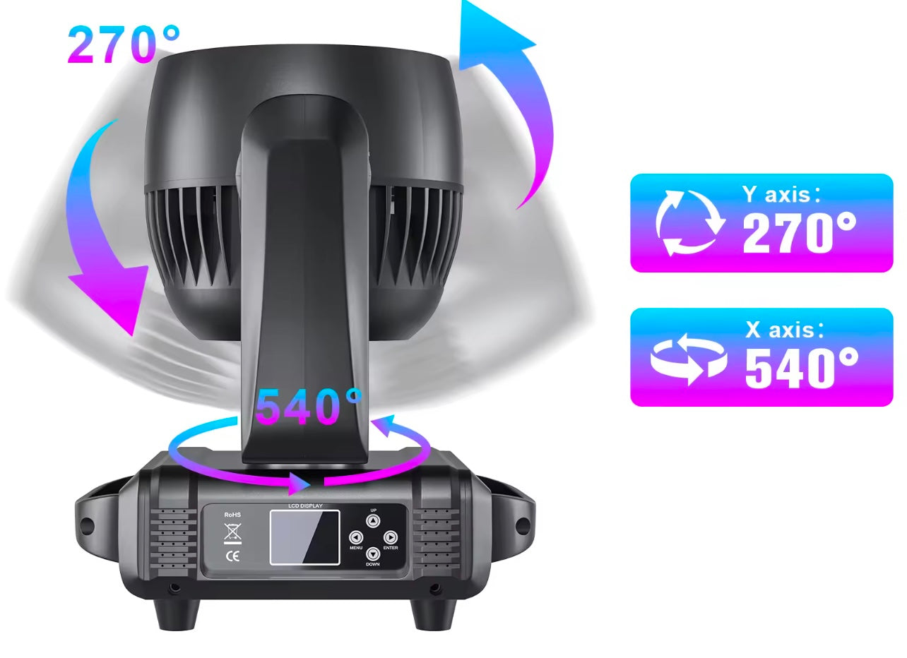 300W Moving Wash Strobe Light DJ