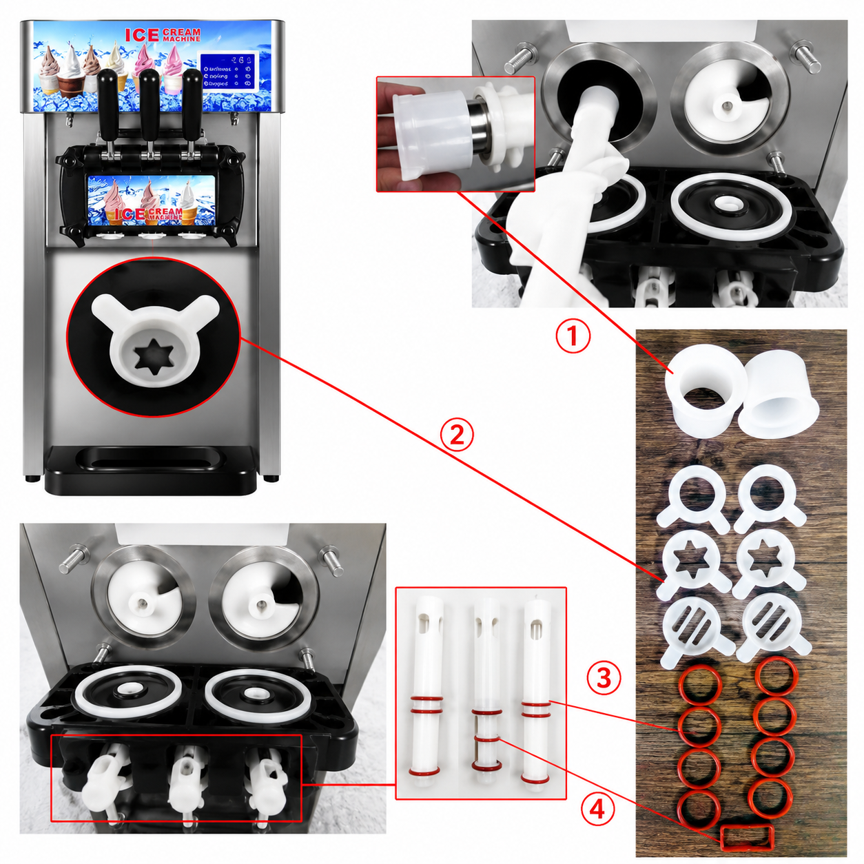 Soft Ice Cream Maker Desktop