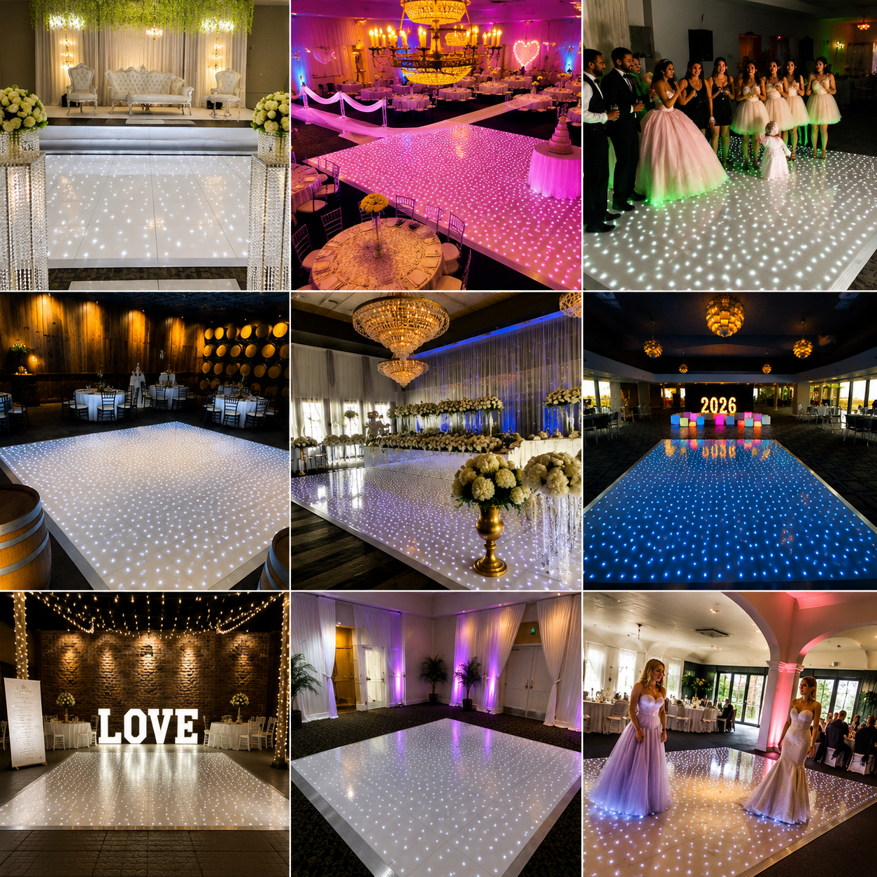 Starlit LED Dance Floor